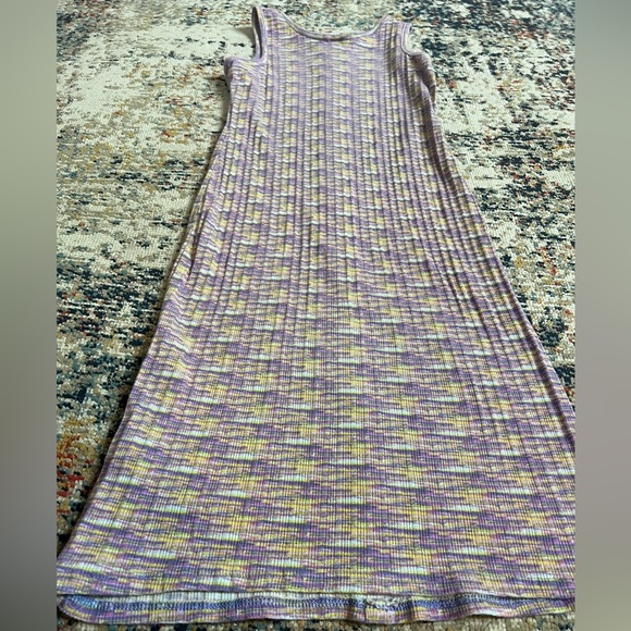 Art Class Purple and Yellow Sleeveless Dress - Picture 5 of 5